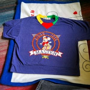 True vintage 1996 Master Mouse Crop T Shirt Stranger Things Fashion Sz L
